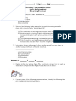 Name: - Class: - Date: - Secondary 2 Integrated Humanities Unit: A Shrinking World E-Learning Worksheet