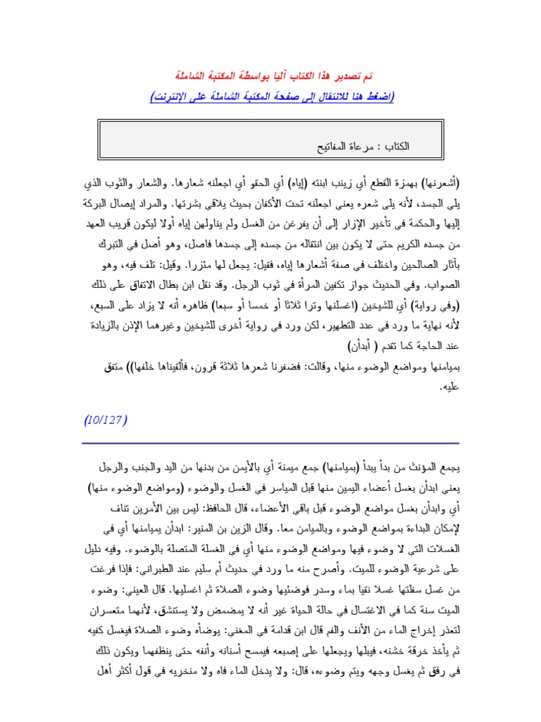 مرعاة المفاتيح شرح مشكاة المصابيح محمد بن عبد الله التبريزي المباركفوري 12