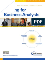 Training For Business Analysts: B2T Training Course Catalog