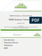 PERS Industry Valuations: MAMA Conference, Orlando Florida