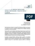 Credito Especial Empresas Constructoras (CEEC)