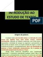 Introdu o Ao Estudo de Texto 1