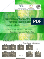 Development of Control Software for Time-lapse Microscopy 2008 final