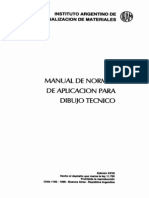 Manual de Normas de Aplicacion Para Dibujo Tecnico IRAM