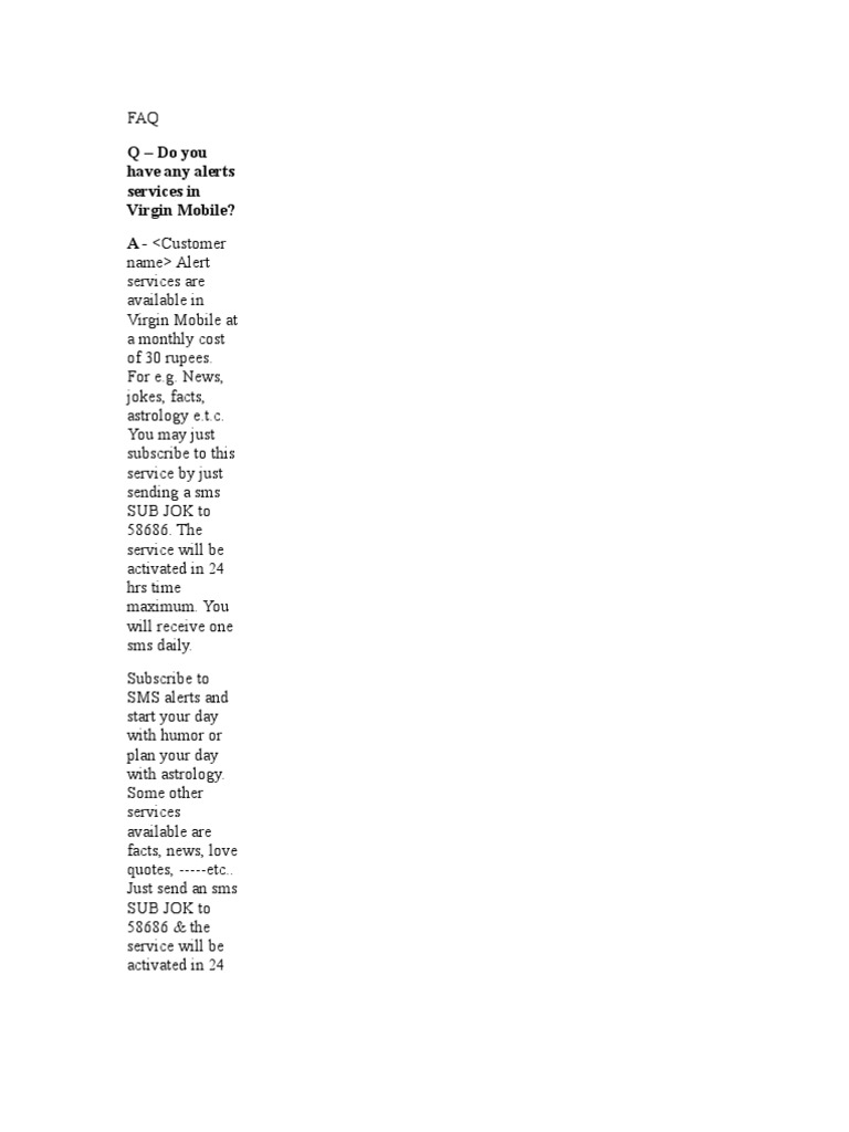 Short Codes List PDF Business