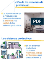 Adm. de Los Sitemas de Produccion