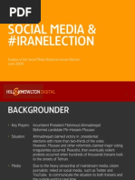 Download Iranian Election - Social Media Analysis Presentation by hillandknowlton SN17315167 doc pdf