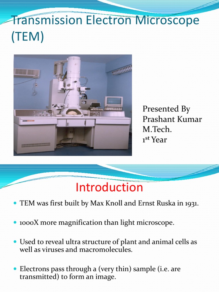 Transmission Electron Microscope PDF Transmission Electron Microscopy Lens (Optics)