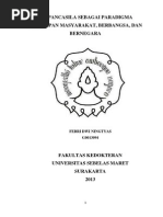 MAKALAH PANCASILA SEBAGAI PARADIGMA KEHIDUPAN BERBANGSA 