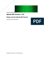 Splunk DBX 1.0.9 DeployDBX