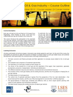 Essentials of The Oil & Gas Industry - Course Outline