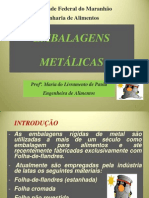 7º Assunto Embalagem Metálica