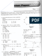 SPM 2007 Mathematics P1