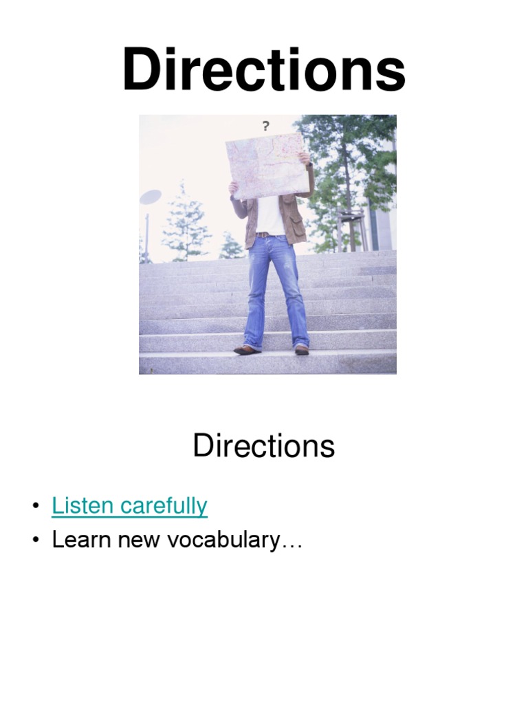 3rd Giving Directions | PDF