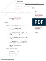 Derivadas de Funciones