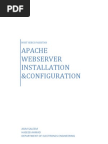 Apache server installation & configuration