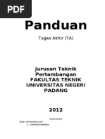 Download Panduan Ta s1 Teknik Pertambangan Ft Unp by Ardhymanto Am Tanjung SN173219840 doc pdf