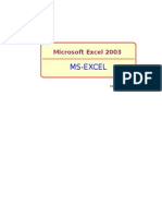Excel 2003 - Ed X2.3