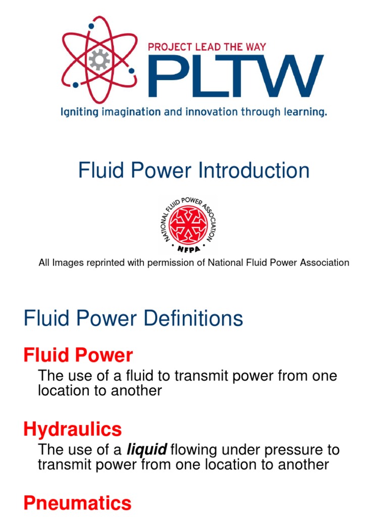 Fluid Power Introduction Pdf Power Physics Actuator