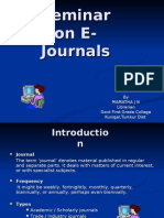 E Journals by Mamatha