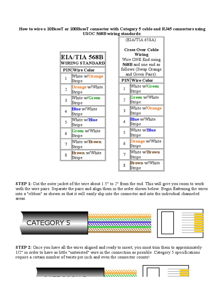 Kabel RJ45 | PDF | Electrical Connector | Telecommunications