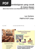 Download Mencari Pembelajaran Yang Cocok Bagi Masa Depan by Leo Sutrisno SN17323515 doc pdf