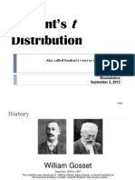 Student - S T Distribution