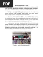 Dokumentasi Format SPSK-MTQ Sekolah 2017