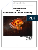 Global Meltdown & Its Impact On Indian Economy
