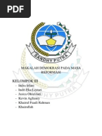 Pelaksanaan Demokrasi Pada Masa REFORMASI (1998-sekarang)