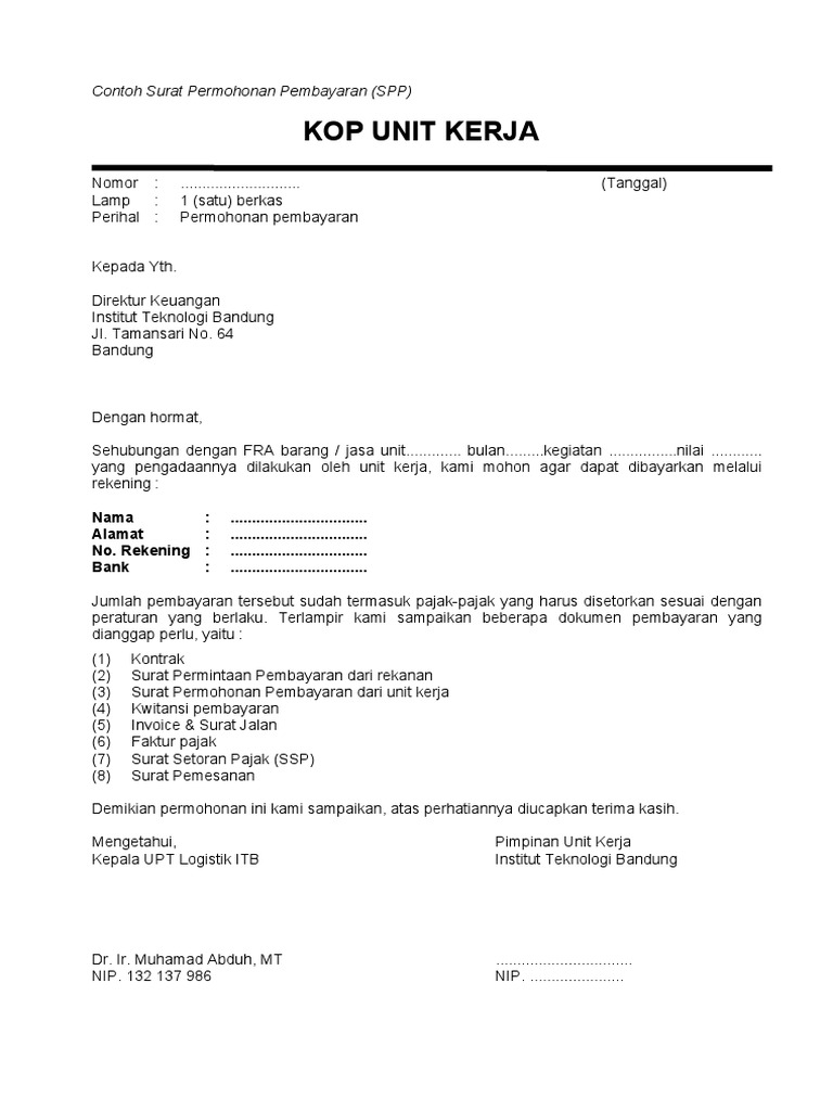 Template SPP | PDF