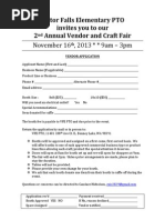 Vendor Application