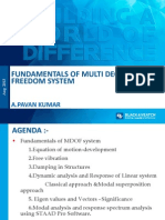 Fundamentals of Multi Degree of Freedom System: A.Pavan Kumar