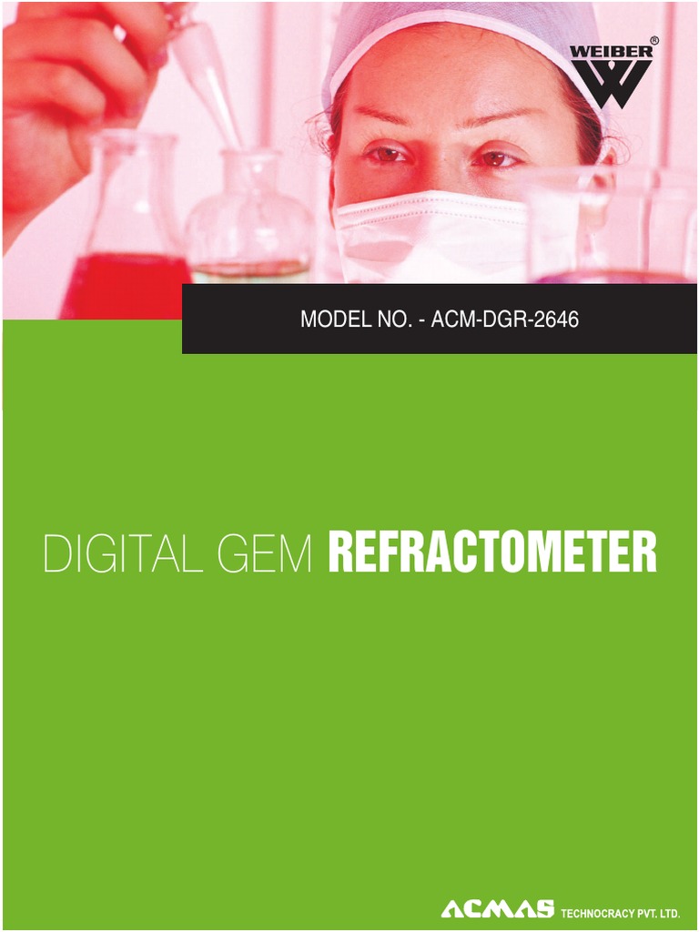 Gemstone Refractometer Guide | PDF | Gemstone | Electromagnetic Radiation