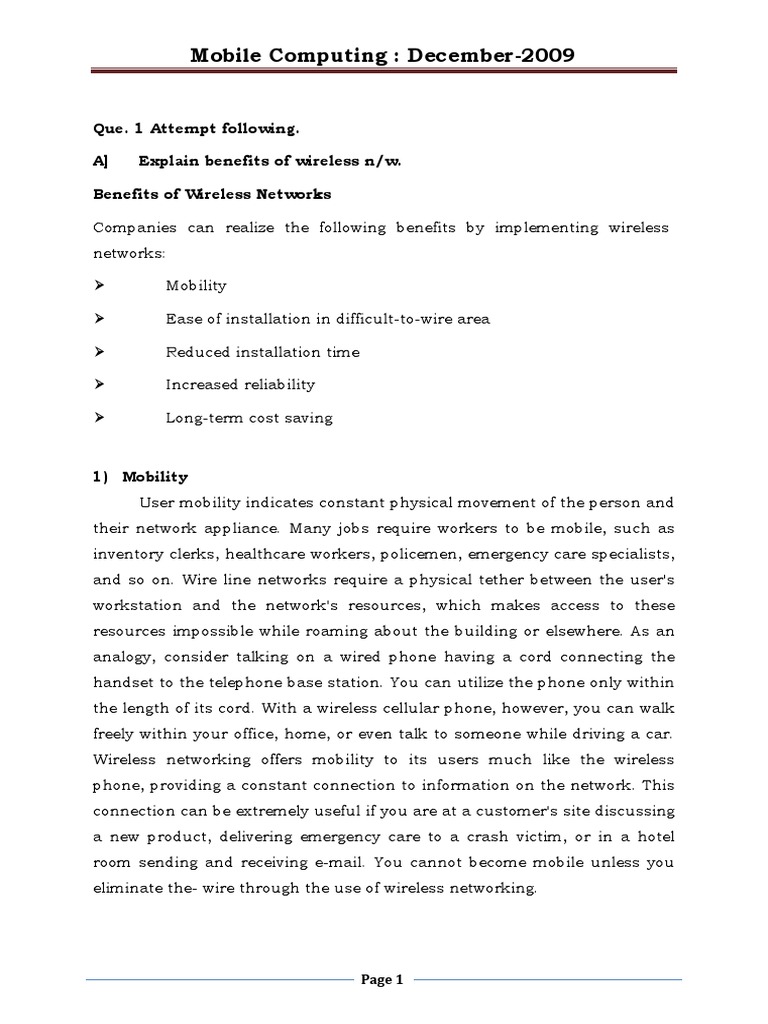 Mobile Computing | PDF