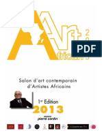 Dossier Presse African'art 2013 (Paris)