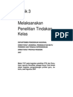 Bagian 3 Melaksanakan Penelitian Tindakan Kelas