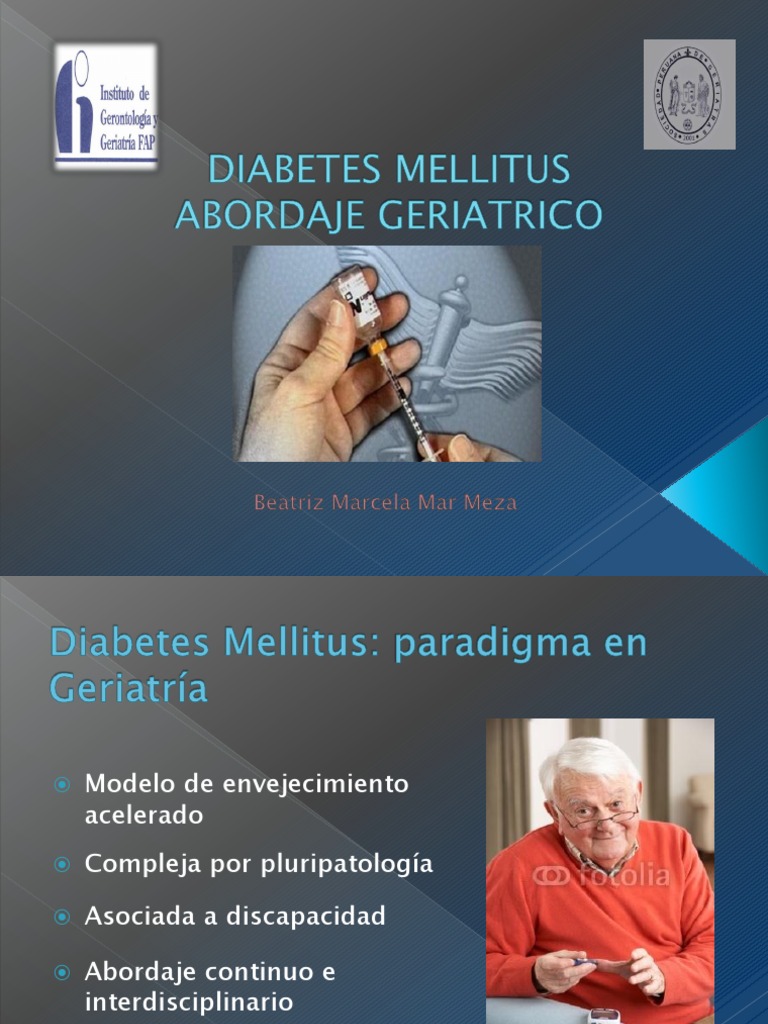 Diabetes en Adultos Mayores: Abordaje Integral | PDF | Diabetes ...