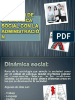 Relacion de La Dinamica Social Con La Administracion