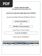 Sap QM in Process Inspection User Manual