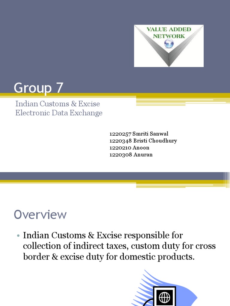 Indian Customs Electronic Data Exchange | PDF