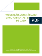 VALORAÇÃO MONETÁRIA DO DANO AMBIENTAL - ESTUDO DE CASO