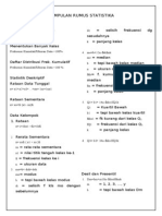  Kumpulan Rumus Statistika