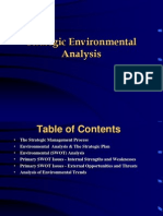 Strategic Environmental Analysis