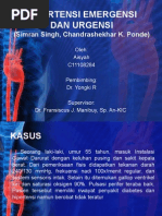 Hypertensive Crises In The Adolescent Acta Medica Indonesiana