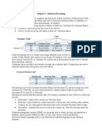 Bus 188 - Chapter 5 - Database Processing