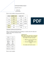 Present Perfect Tense