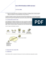 VPN Sous 2003 Server Procedure d Installation