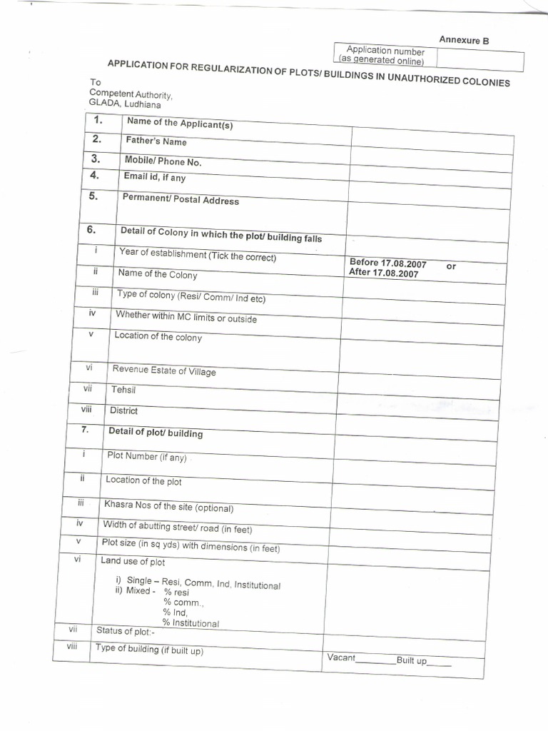 Regularization Application for Unauthorized Plots | PDF | Justice ...