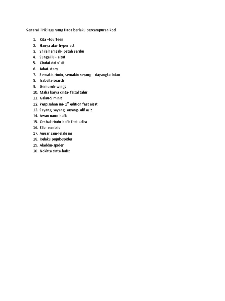 Contoh Surat Perjanjaian Pdf